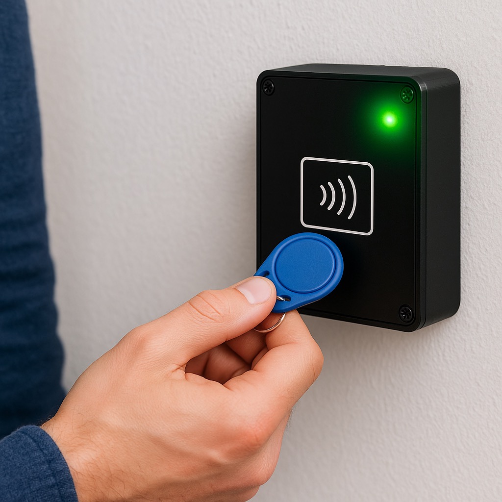 RFID device for employee attendance, simple contactless entry