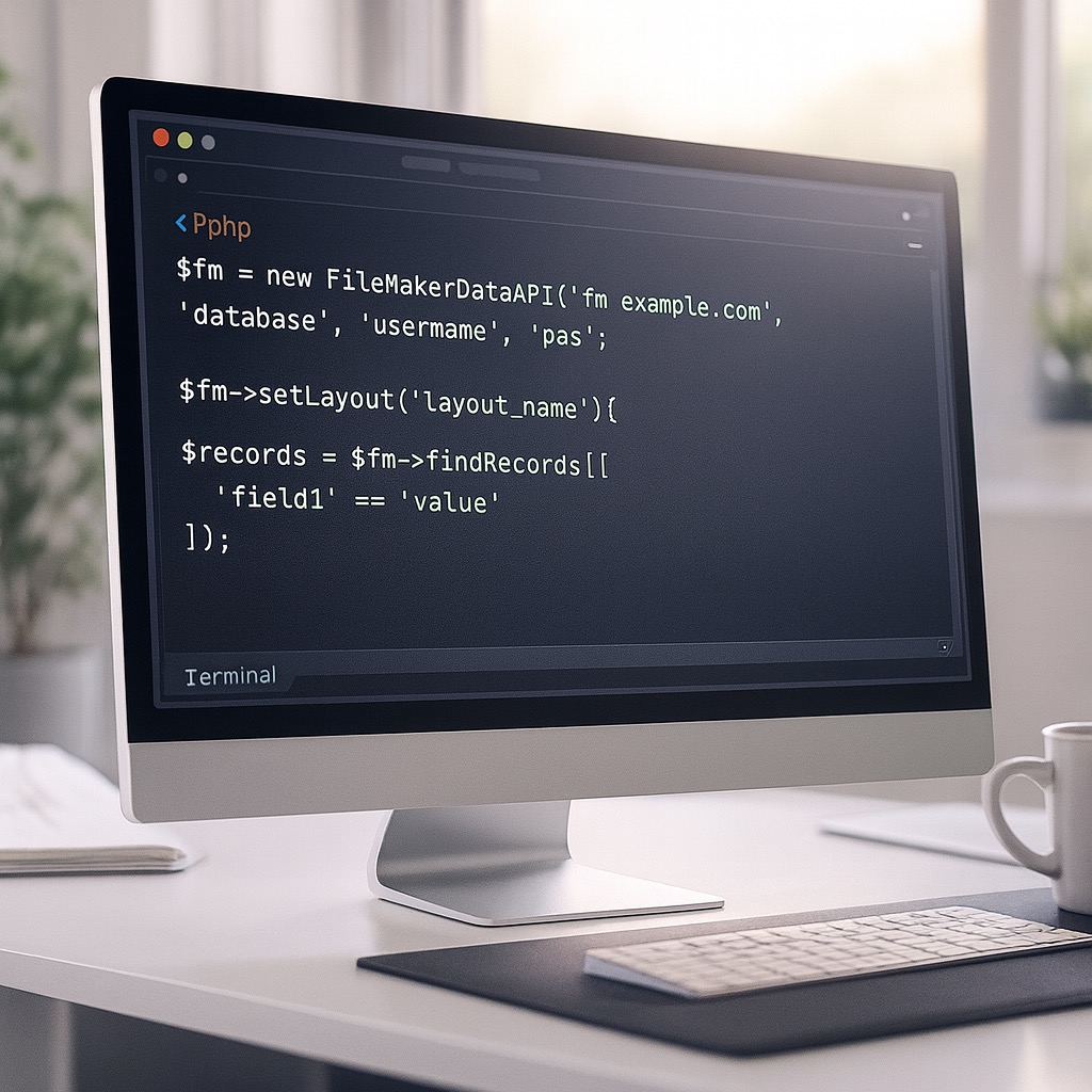 A PHP library that simplifies integration with FileMaker databases.