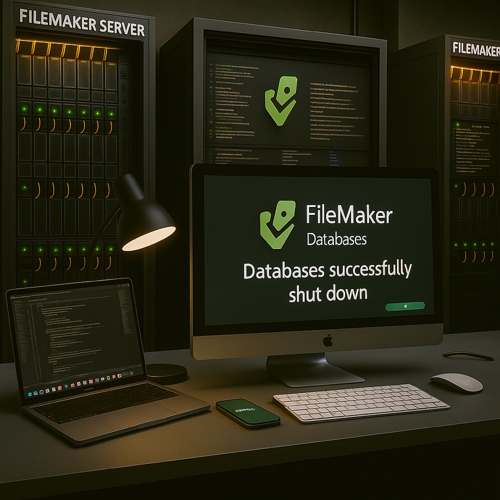 Ensuring safe shutdown of FileMaker Server before system restart