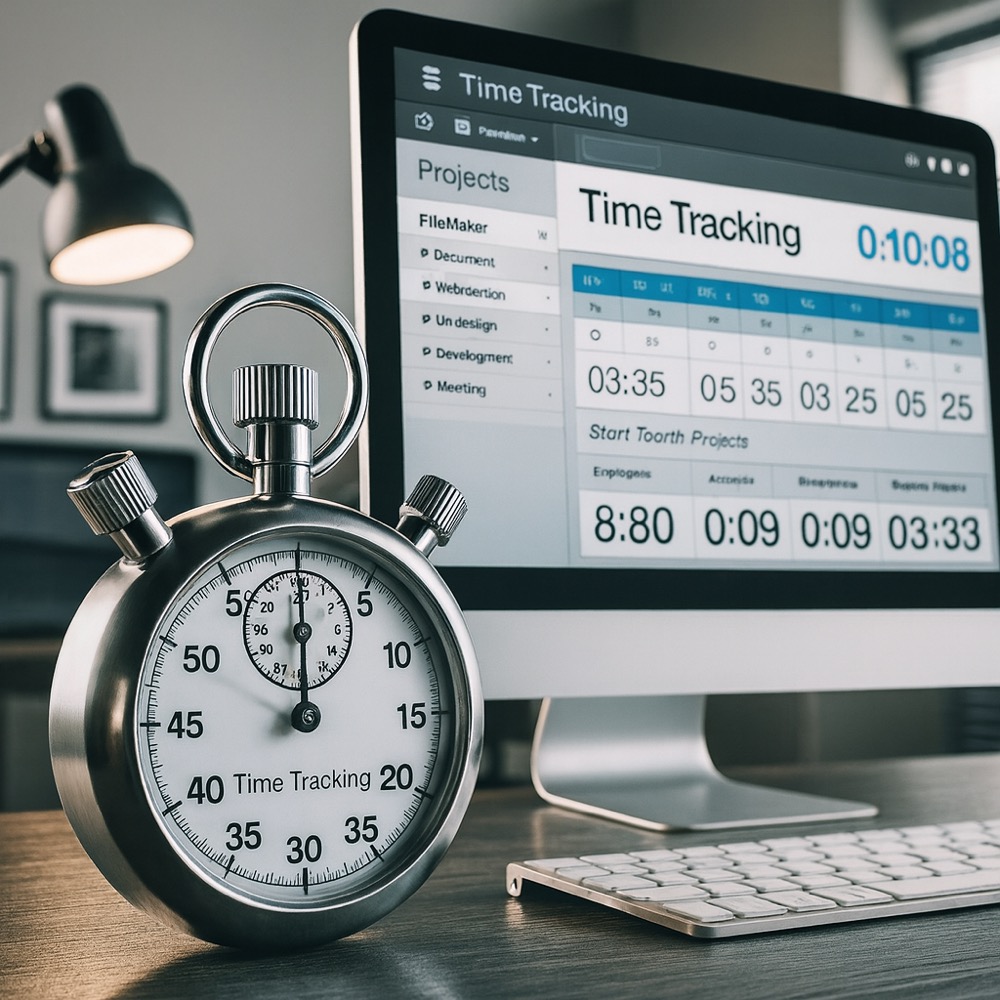 Illustration of time tracking