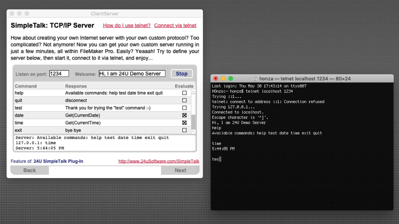 Video Preview Telnet